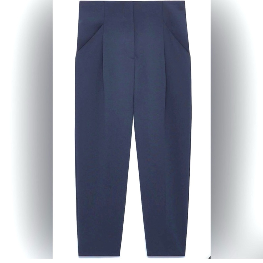 ARITZIA WILFRED Chambery Dress pants, deep navy blue grey crepe, size 6